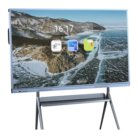 BELNET 55'' Smart Board Wireless Presentation Android Interactive with 10-Point Touch & Built-in Media Player(Include Wall Mount)