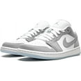 thumbnail image 5 of Women's Jordan 1 Low White/Wolf Grey-Aluminum (DC0774 105) - 6, 5 of 5