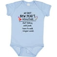 thumbnail image 3 of Inktastic My First New Year's Resolutions Boys or Girls Baby Bodysuit, 3 of 5