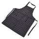 thumbnail image 5 of Delantal de cocina ajustable impermeable con dos bolsillos para cocinas, restaurantes, panaderos y bares en blanco y negro, 5 of 15