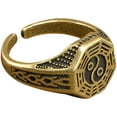 thumbnail image 4 of Shisuyan Bague Ouverte Réglable pour Hommes Design Taoïsme Élégant avec Esthétique, 4 of 9
