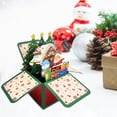 thumbnail image 3 of Tarjeta de felicitación de Navidad personalizada, tarjeta de cumpleaños única hecha a mano, tarjeta de felicitación de Navidad 3d, imágenes impresionantes de Santa Claus, 3 of 4