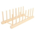 thumbnail image 2 of VGEBY Wooden Dish Stand Dish Drying Rack, Dish Rack, For Countertop Kitchen, 2 of 8
