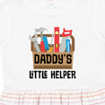thumbnail image 4 of Inktastic Daddys Little Helper Tool Box Girls Toddler Dress, 4 of 5