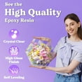 thumbnail image 5 of LET'S RESIN 80oz Crystal Clear Epoxy Resin Kit,Bubbles Free Casting Resin Supplies for Beginner,Molds,Jewelry,Resin and Hardener with 6 Mica Powders,Large Silicone Cup, 5 of 7