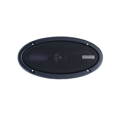 Memphis Car Audio - Power Reference 4" x 10" 2-Way Car Speakers (Pair) - Black