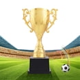 thumbnail image 2 of Pebbuoy Victory Trophy Ornament with Double Handles And Base Symbol of Honor And Success School Kindergarten Sports Academic Achievements Winner Prize Award Trophy, 2 of 6