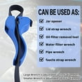 thumbnail image 6 of Jar Opener Basdi Adjustable Belt Wrench Jar Opener - 8-Inch Multifunctional Tool for Stubborn Lids | High-Strength, Anti-Slip, Effortlessly Opens Containers for Home Use, Adjustable Wrench Tool, Blue, 6 of 9