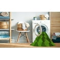 thumbnail image 2 of Ahgly Company Machine Washable Indoor Square Transitional Deep Emerald Green Area Rugs, 6' Square, 2 of 7