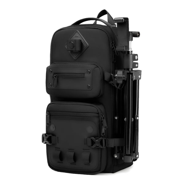 Bolso bandolera OZUKO multiusos para hombre impermeable negro