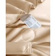 thumbnail image 5 of THXSILK Luxury Mulberry Silk Blanket, 100% Natural Long Strand Silk Filled Comforter, Silk Duvet for Spring Summer Fall & Winter Blanket, All Seasons, Queen Size(87"x90"), Champagne, 5 of 9
