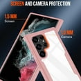 thumbnail image 3 of for Samsung Galaxy S22 Ultra Clear Case, 360° Full Body Protective Shockproof Anti-Scratch Cover Galaxy S22 Ultra, Slilcone TPU Slim Thin for Samsung S22 Ultra Front + Back Dual Layer Protection, 3 of 7