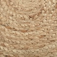 thumbnail image 7 of VHC Brands Farmhouse Coastal Flooring Harlow Natural Jute Area Rug w/Non-Slip Pad- 3' Round, Tan, 7 of 7