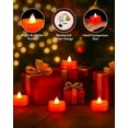 thumbnail image 2 of Velas LED sin llama BEICHI, 50 unidades, color rojo, 2 of 8