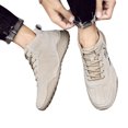 thumbnail image 1 of Rewenti Fall/Winter High Top Short Boots Breathable Velvet Cotton Shoes Beige 9(44), 1 of 9
