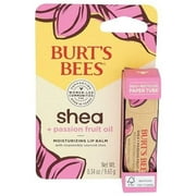 Burt's Bees Shea Passion Fruit Paper Tube Moisturizing Lip Balm in Blister Box 0.34 oz Lip Balm