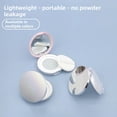 thumbnail image 4 of Loose Powder Container with Puff,Refillable Empty Powder Compact with Mirror,Reusable Plastic Empty Powder Case Portable DIY Makeup Powder Container Compact Case for Travel Business, 4 of 8