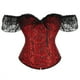 thumbnail image 4 of Corsé sexy de mujer con escote en V y jacquard, ropa moldeadora de belleza Palace, 4 of 5