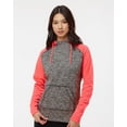 thumbnail image 4 of J. America Women's Colorblocked Cosmic Fleece Hooded Sweatshirt, 4 of 5