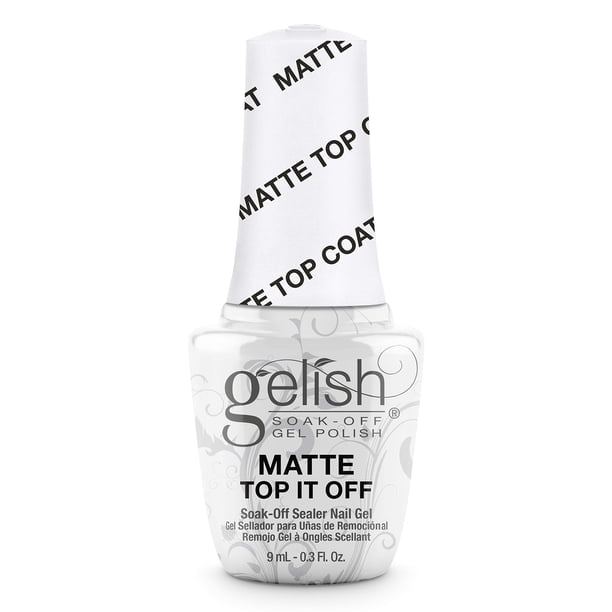 Gelish Mini Matte Top It Off Sellador Gel Top Coat LED Gel Polaco