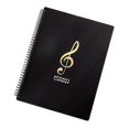 thumbnail image 1 of A4 Sheet Music Storage Folder with 30 Pockets - Durable Plastic Organizer for Musicians, Bands & Orchestras, 1 of 5