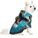 thumbnail image 2 of Fotbe Ice Blue Coastal Lion Sudadera con Estampado para Perros Pequeños – Suéter con Capucha para Mascotas, Tela Suave de Forro Polar con Bolsillo-Large, 2 of 7