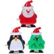 thumbnail image 2 of 3pcs Wind Up Christmas Toys Featuring Santa, Tree & Penguin – Compact Household Playthings for Boys – Festive Gift & Decoration Idea, 2 of 4