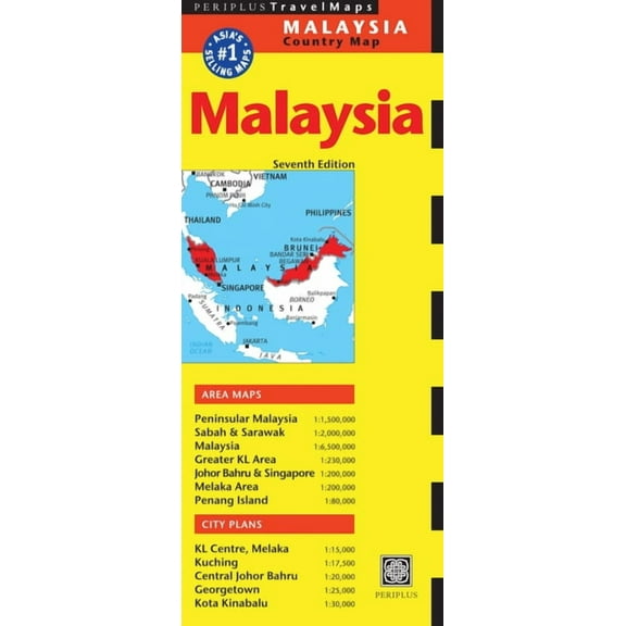 Malaysia Travel Map Seventh Edition: 9780794607043