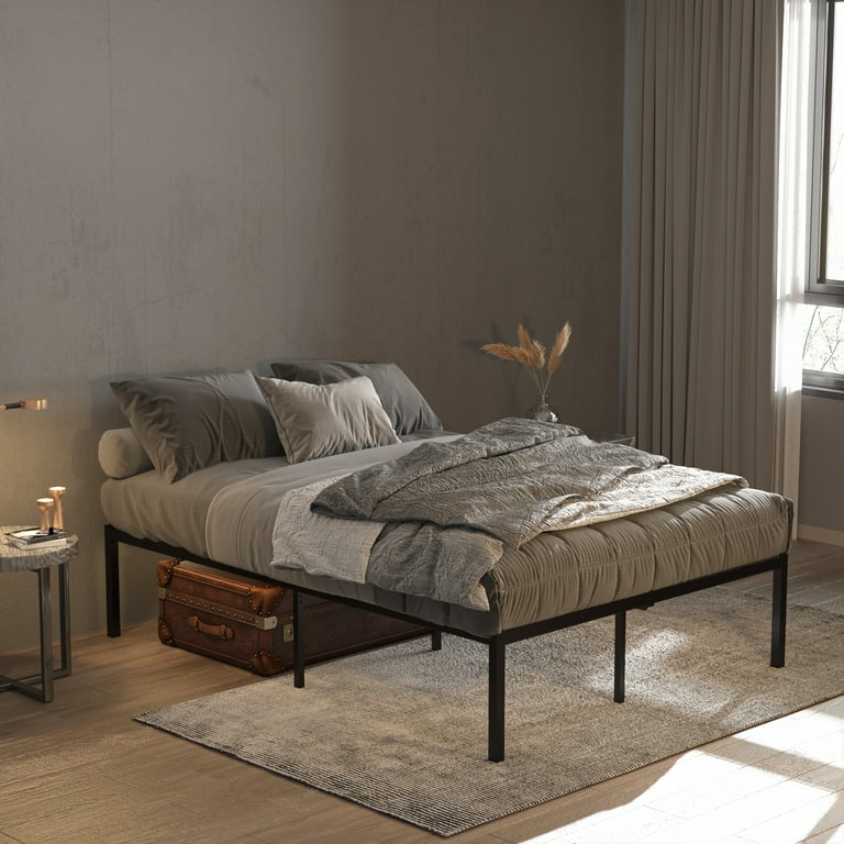 Yoneston 16 Inch Full Metal Platform Bed Frame Reinforce Yoneston 16 Inch Full Metal Platform Bed Frame Reinforce