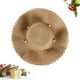 thumbnail image 3 of Sombrero de ala ancha para el sol, ideal para salir, con protección solar y perlas, ideal para playa y verano (caqui), 3 of 7