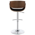 thumbnail image 6 of Dana Adjustable Bar Stool Black and Chrome, 6 of 12