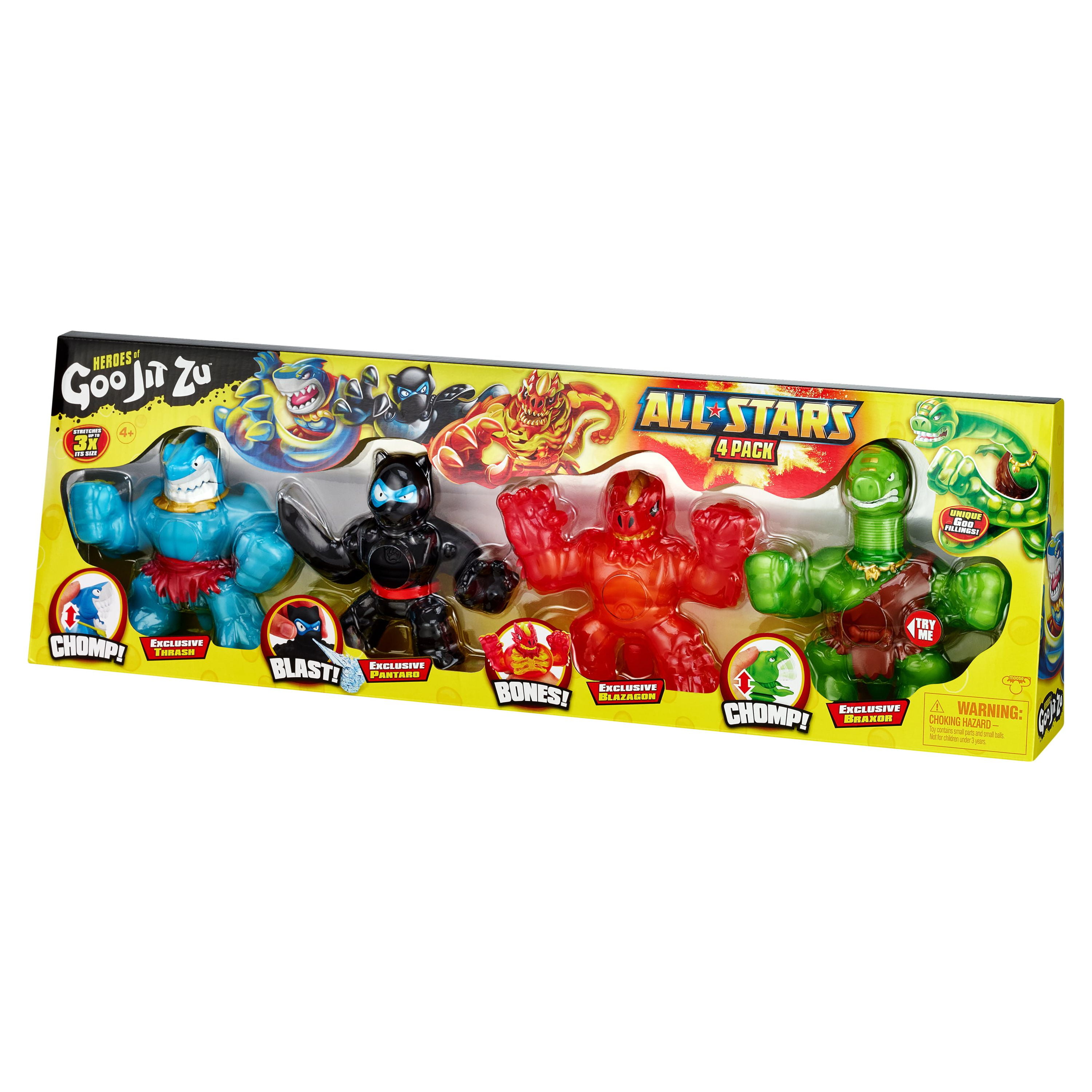 Heroes of Goo Jit Zu All Stars Pack - Thrash, Pantaro, Blazagon