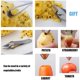 thumbnail image 3 of Nvzi Sugarcane Peeling Kinves Pineapple Peeling Knife Sugar Cane Peeler Knife Artifact Planing Knife -High Carbon Steel-Natural Non-slip Wooden Handle, 3 of 4