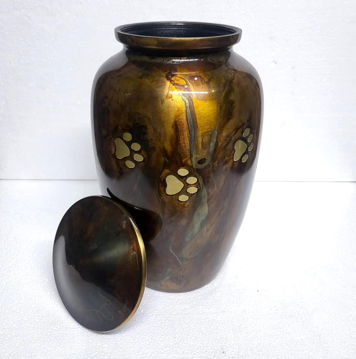Stylish Paw Pet Urn for Human Ashes for Adult, Memorial Ashes Urns 10 inches