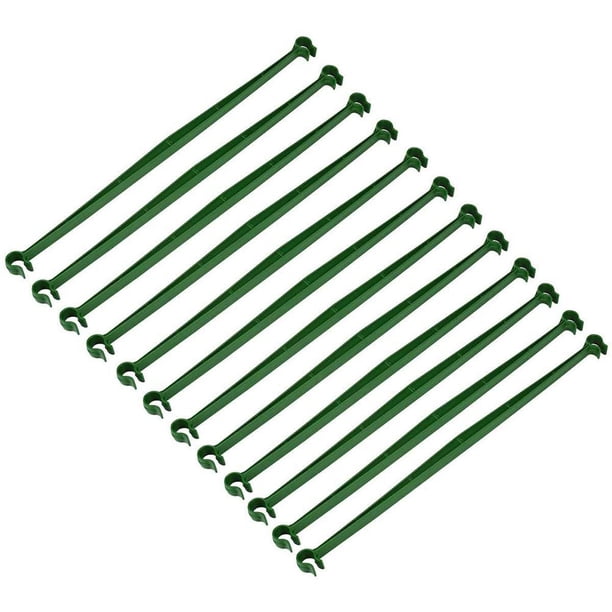 Conectores De Estaca Para Plantas De Plástico Ajustables, 12 Uds., Soporte Para Plantas De Interior, Estacas Para Plantas De Jardín, Varilla De Conexión Para Jardinería Diy Noticed HA034530-00