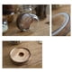 thumbnail image 5 of EeaseMX Tarro de caramelos de 350 ml con tapa de madera, de vidrio transparente de borosilicato de alta calidad, contenedor portátil para granos de alimentos (9 x 7,5 cm), 5 of 7