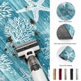 thumbnail image 5 of Area Rugs 4'x6'. Teal Coastal Carpet Runner Indoor Outdoor Rugs Home Decor Aesthetic, Summer Ocean Sea Waves Starfish Corals Non Slip Mats Washable Accent Rug for Living Room Bedroom, 5 of 8