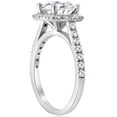 thumbnail image 3 of Pompeii 2 1/2 ct Halo Round Cut Diamond Engagement Ring 14k White Gold ((G-H),SI(1)-SI(2)), 3 of 3