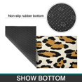 thumbnail image 6 of Beige and Black Of Leopard Print Kitchen Rugs Sets Of 2,Anti Fatigue Kitchen Mat Rugs Non Slip Washable,Decorative Kitchen Floor Mats for Kitchen,Sink,Laundry,17"x30"+17"x47", 6 of 7