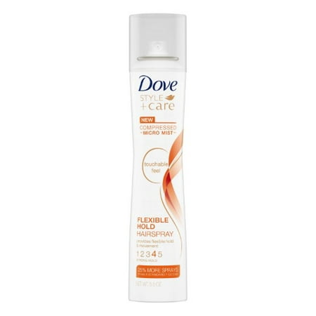 Dove Style + Care Hair Spray Flexible Hold 5.5 oz (Best Drugstore Flexible Hold Hairspray)