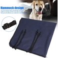thumbnail image 3 of Pet Cars Seat Cover Rear Back Seat Boot Cover Hammock Design Pet Dog Cats Protector Mat Liner with Adjustable Buckle(Beige) (Color : Beige), 3 of 8