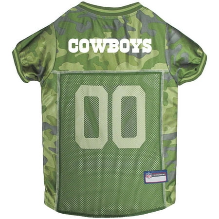- Pets First NFL Dallas Cowboys Camouflage Jersey For Dogs, 5 Sizes Available, Pet Shirt For Hunting, Hosting a Party, or Showing off your Sports Team