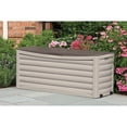 thumbnail image 3 of Suncast 103 Gallon Capacity Resin Outdoor Patio Storage Deck Box, Taupe (3 Pack), 3 of 6