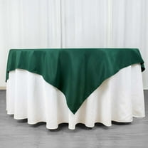 Efavormart 70" Hunter Emerald Green 200 GSM Seamless Premium Polyester Square Tablecloth