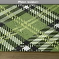 thumbnail image 6 of Ambesonne Checkered Place Mats Set of 4, Symmetrical Celtic, Standard Size, Pale Yellow Fern Green, 6 of 6