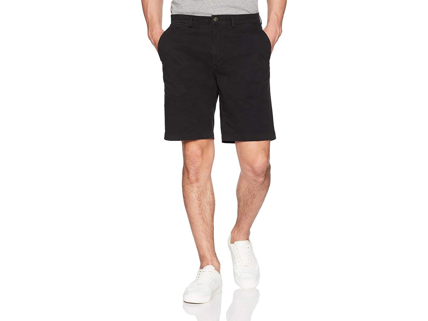 Goodthreads Mens Slim-Fit 9 Inseam Flat-Front Comfort Stretch Chino Shorts Brand