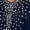 Navy, variant on LWavelet Women's Plus Size Cocktail Dress Chiffon Cape Overlay Rhinestone V-Neck Bodycon Midi Dress Black 3XL
