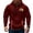 03 Wine, variant on zfwon Hoodies for Men Plus Size 1/4 Zip Sweatshirts Long Sleeve Jumpers Fashion Hoodies Tracksuit with Pocket Drawstring Casual Work Pullover Outdoor Sports Fleece Tops