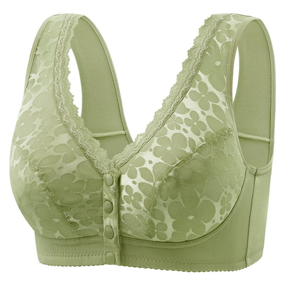 Ohufall Womens Seamless Wireless Supportive Bras Push Up Soft No Underwire Full Cover Everyday Daily Bras, 36B/C-50B/C