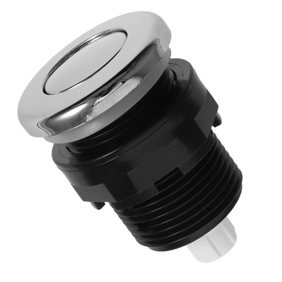 Garbage Disposal Air Switch Button Splashproof Pneumatic Push Button For Bathtub Spa And Waste Disposal Push Button Garbage Disposal Switch For Wet Environments